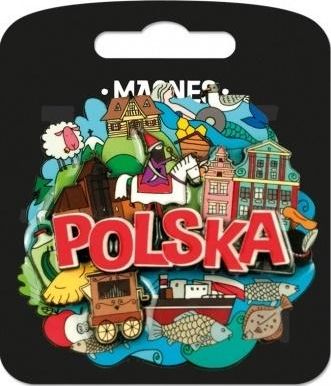 Pan Dragon Magnes I love Poland Polska ILP-MAG-C-PL38