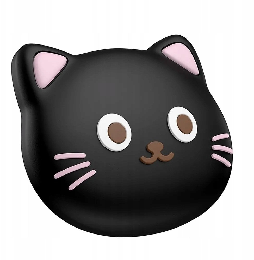 Lokalizator zgodny z Apple Find My Hoco w kształcie kota E91D czarny