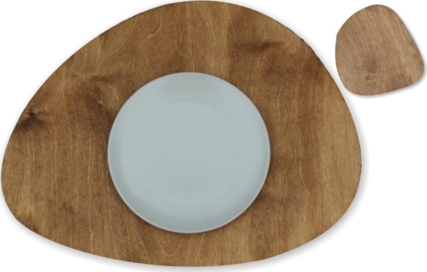 details podkładka na stół duża drewniana pod talerz różne kolory