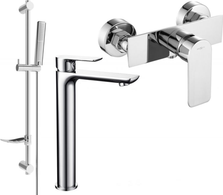 Mexen Mexen Alfa DF72 zestaw prysznicowy, chrom - 745714DF72-00