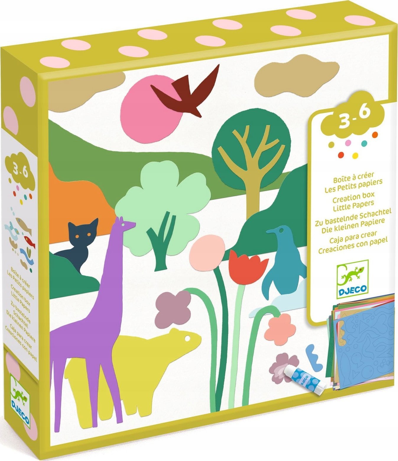 Djeco Koliažai - Maži popierėliai