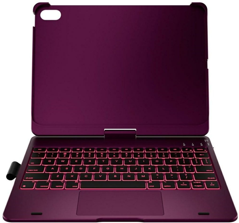 Etui Typecase Flexbook Touch z klawiaturą do iPad 11" (A16) 2025 / iPad 10.9" 2022 malinowy