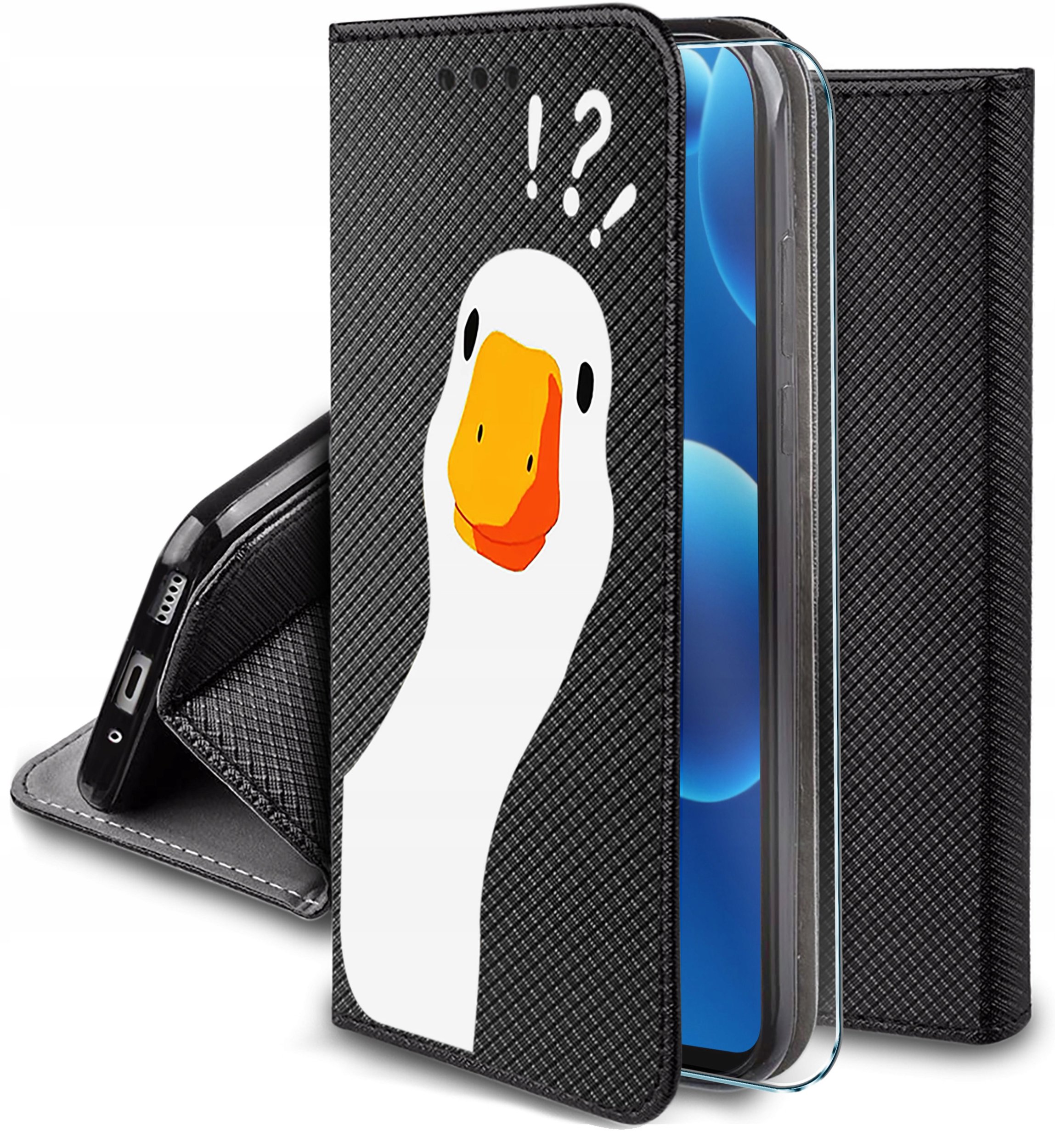 Etui do Samsung A36 5G MAGNET WZORY CASE PORTFEL + SZKŁO 9H