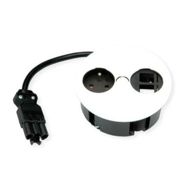 BACHMANN TWIST 1xUTE 2xKeystone biały 30GE jedwabiście matowy