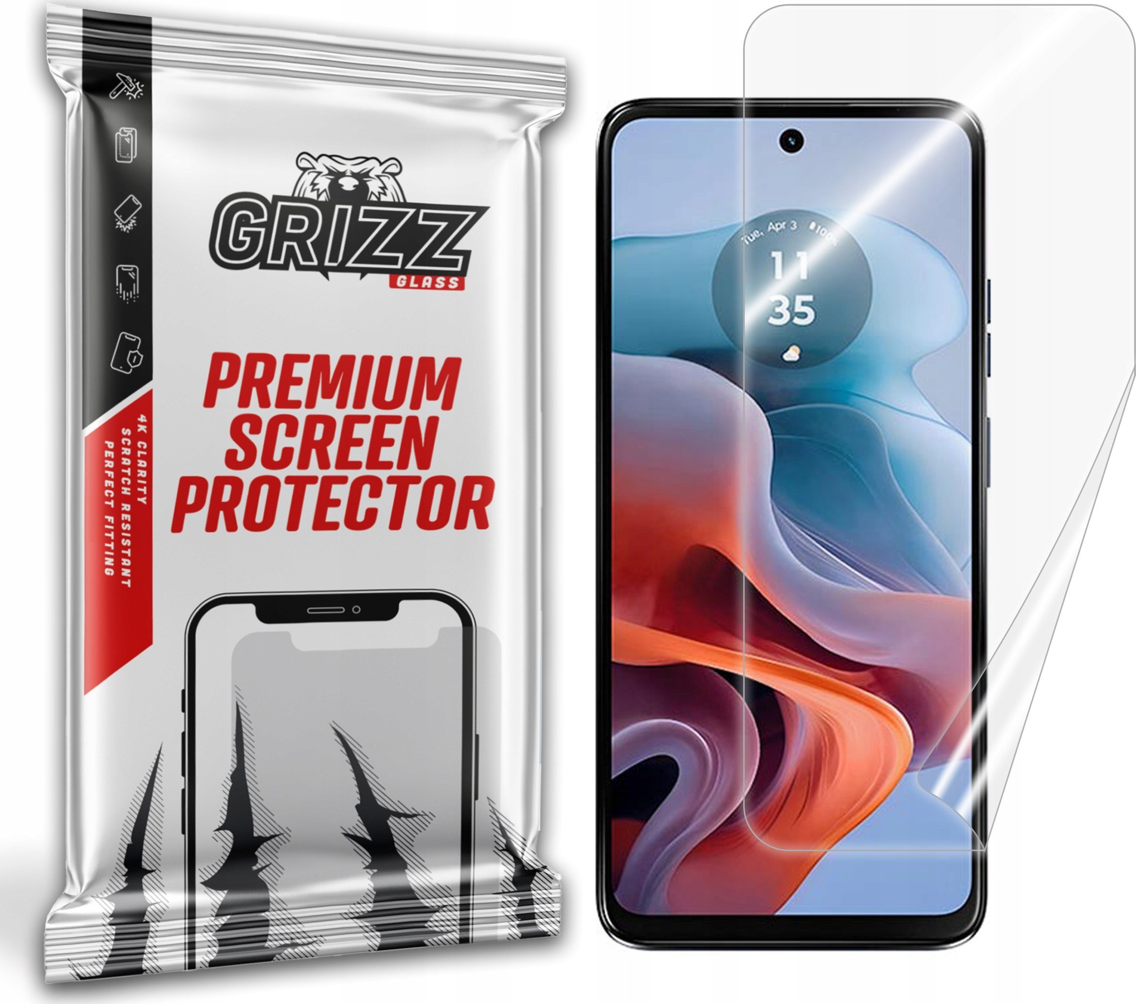 GrizzGlass Folia ceramiczna GrizzGlass CeramicFilm do Motorola Moto G34