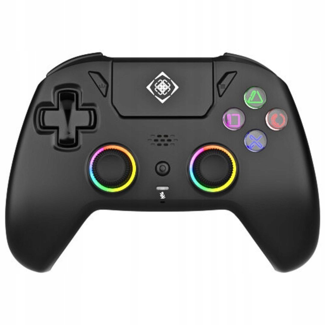Pad Deltaco PS5 Controller wireless RGB Hall-Effect czarny