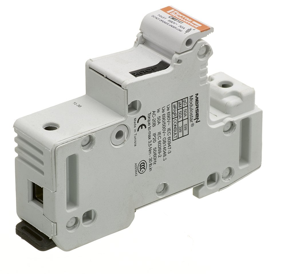 Podstawa bezpiecznikowa modułowa na szynę DIN 1P CMS141 14x51 IP20 A331016