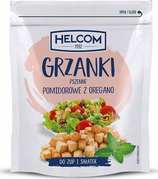 Helcom Helcom Grzanki pszenne z pomidorem i oregano 100 g