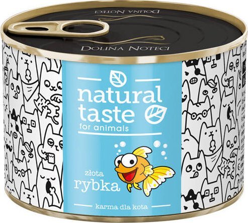 Mokra karma dla kota Natural Taste Złota Rybka danie z sardynki 185 g