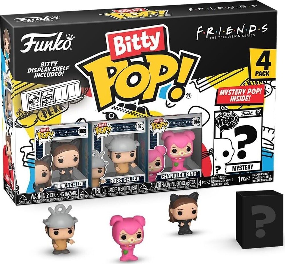 Figurka Funko Pop funko pop! friends bitty 4 pack 2.5cm 80's monica as catwoman chandler ross