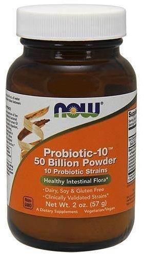 NOW Foods Probiotic-10 50 Billion Powder 57g