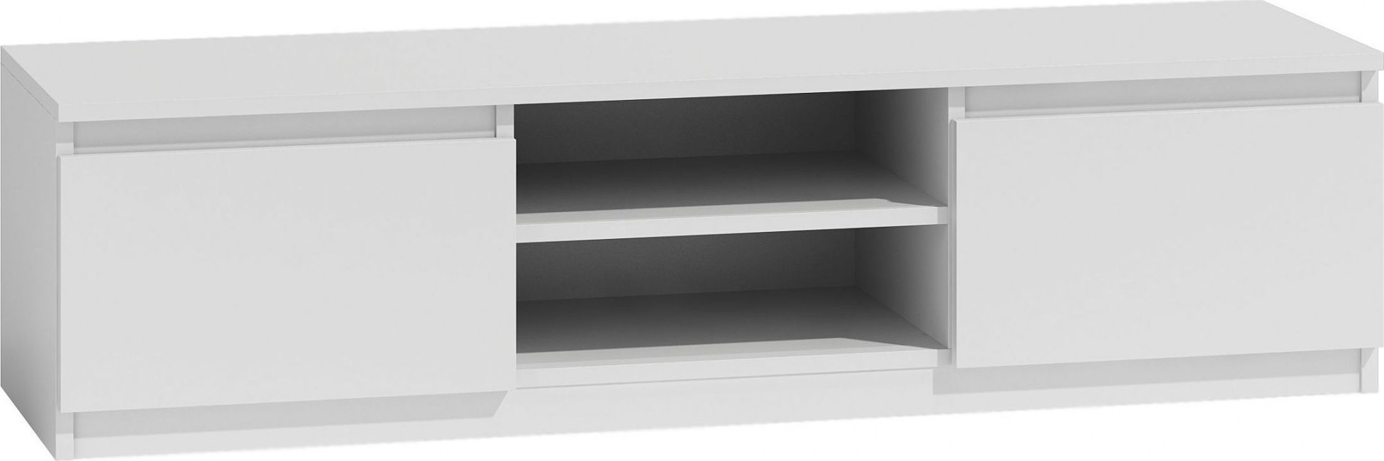 Elior Biała Szafka RTV - Verta 2X 120 cm