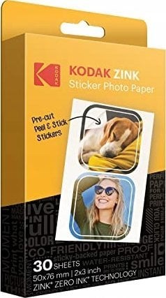 Kodak Wkłady Papier Wkład Do Aparatu Kodak Step Touch Drukarki Step 60x Naklejki