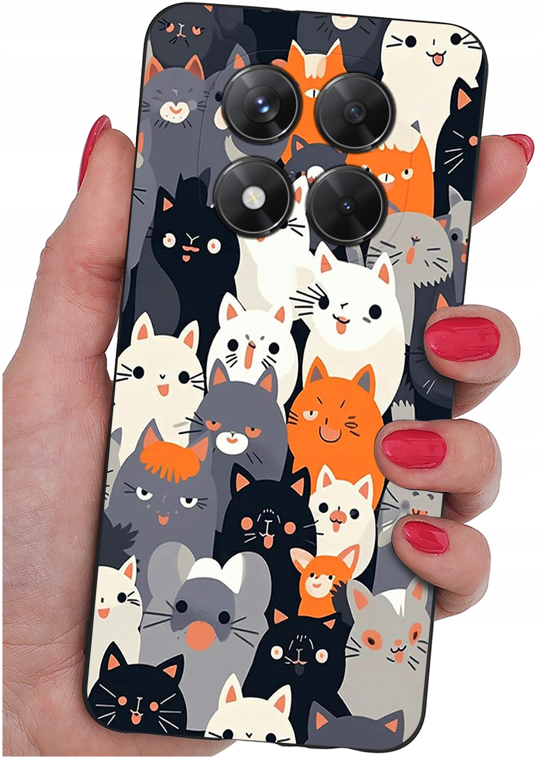 ETUI do Xiaomi Redmi Note 14 Pro 5G | WZORY | SILIKONOWE MATT CASE