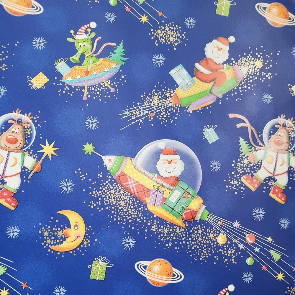 Fastima Papier świąteczny do pakowania kolorowy 70cmx3m 3m10