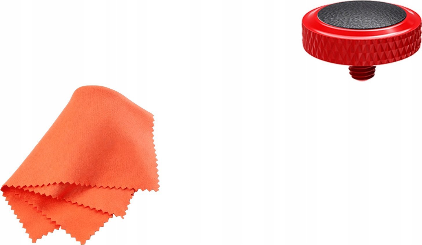 Pilot/wężyk spustowy JJC Przycisk spustu migawki SRB Deluxe Soft Czerwony - Czarny