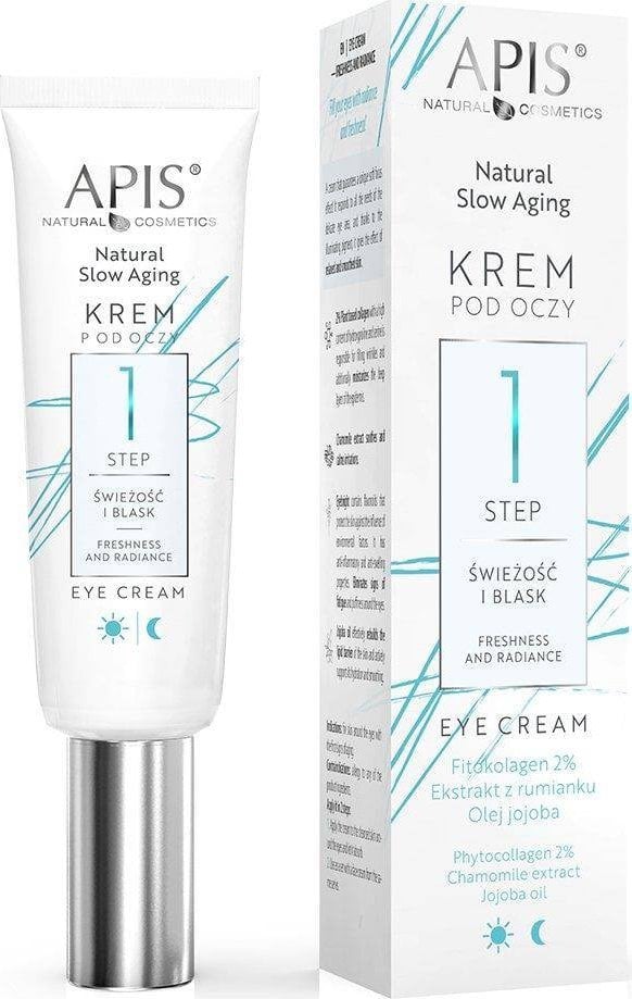 Apis Apis Natural Slow Aging krem pod oczy step 1 świeżość i blask 15ml