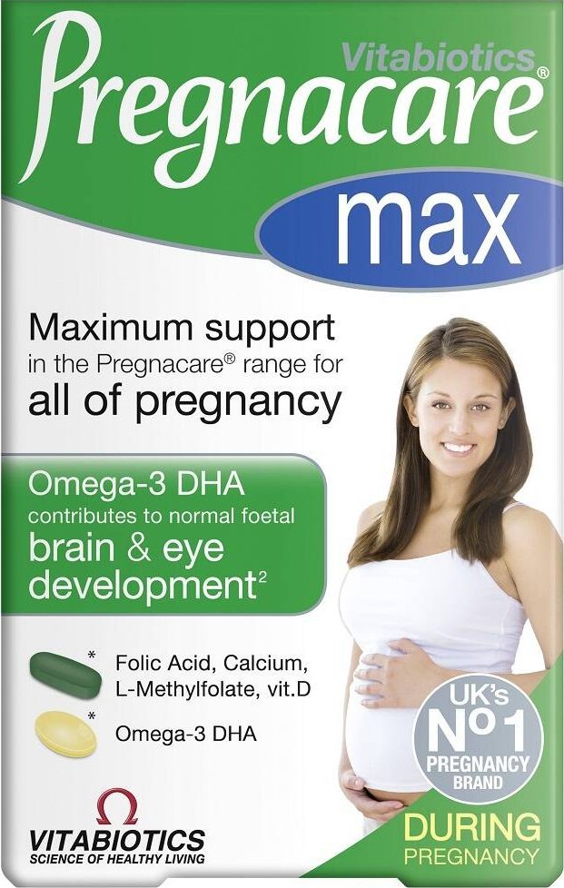 Alkotest VITABIOTICS_Pregnacare Max suplement diety dla kobiet w ciąży 84 tabletki/kapsułki