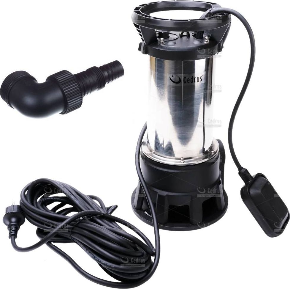 Cedrus Cedrus Pz1100 Pompa Zanurzeniowa Zatapialna Do Wody Brudnej Czystej Ogrodowa Inox 1100w 20000 L/h - Ewimax - Oficjalny Dystrybutor - Autoryzowa