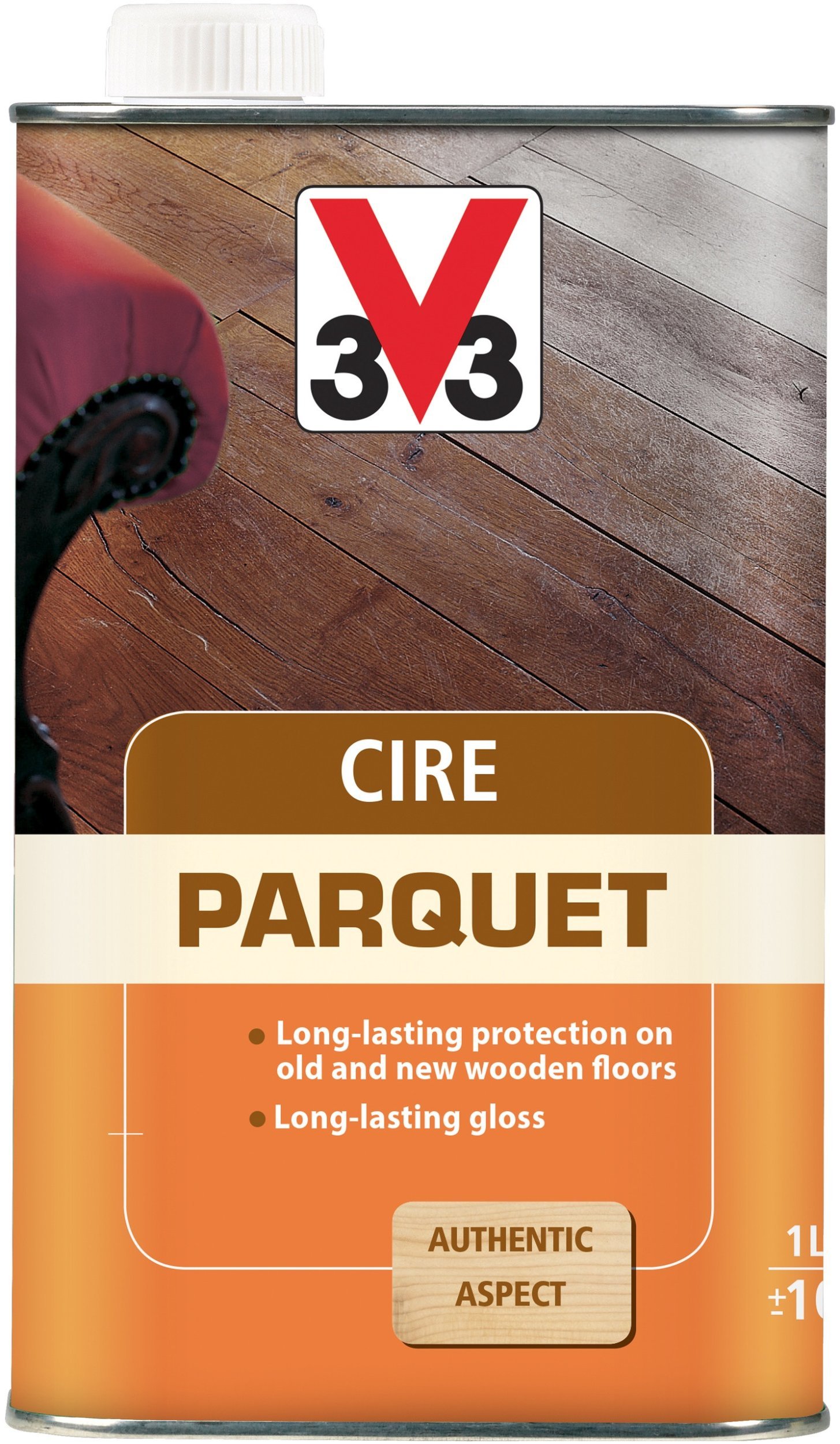 V33 WAX FOR WOOD FLOORING LIGHT OAK COLOR