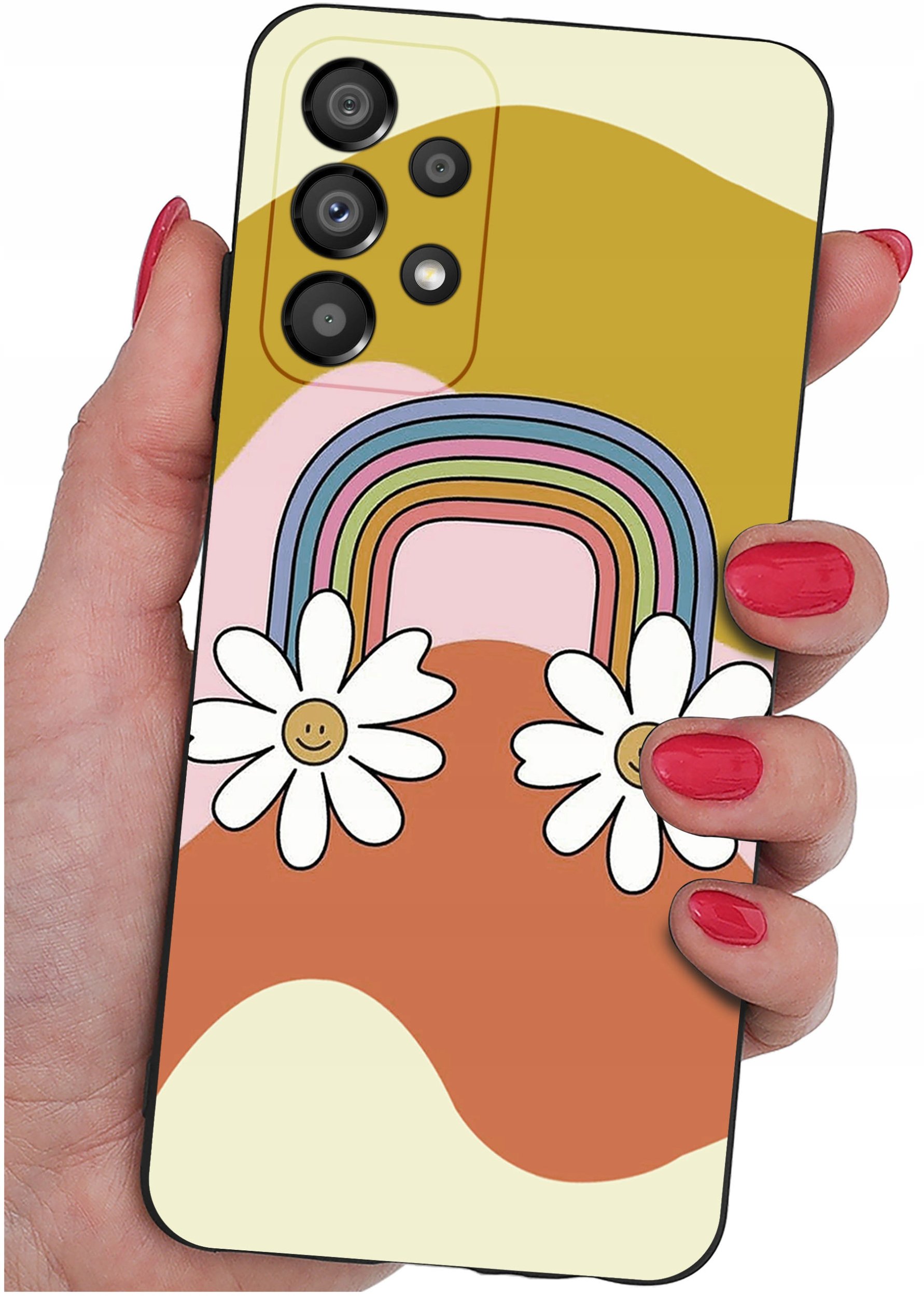 Etui do Samsung Galaxy A33 5G WZORY |SILIKONOWE MATT CASE + SZKŁO 9H