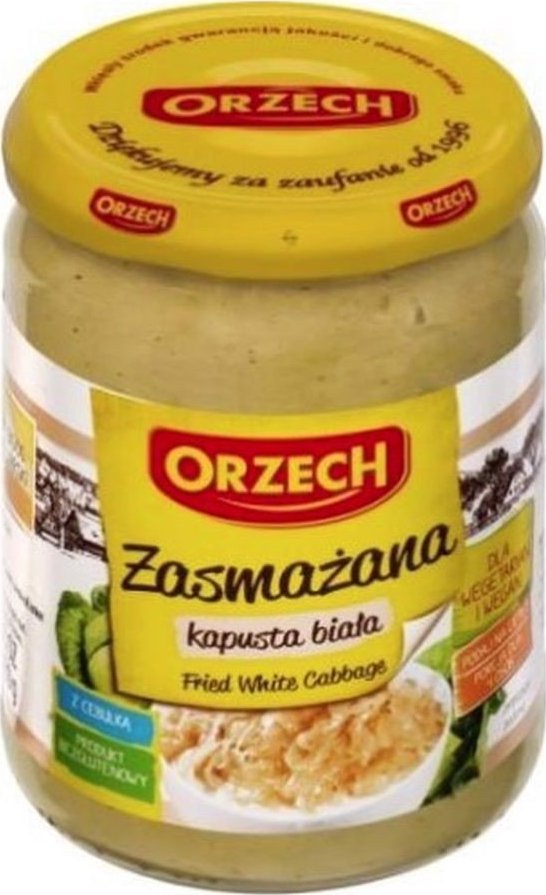 Orzech Orzech kapusta biała zasmażana 480g