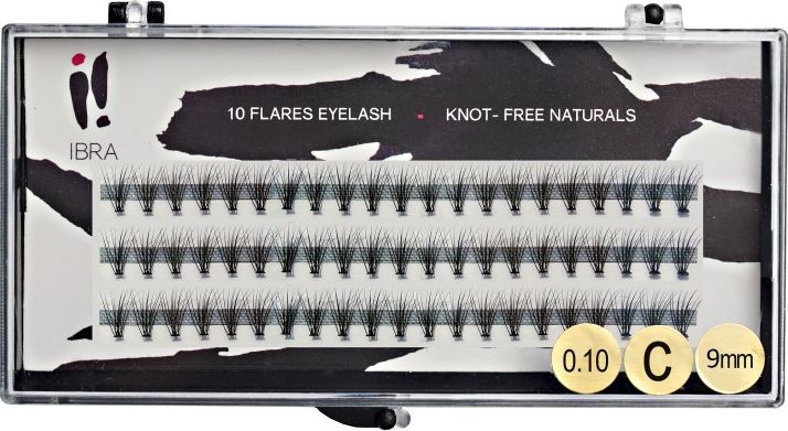 Ibra IBRA Kępki rzęs NATURALS 0.10-C-9 mm 1op.