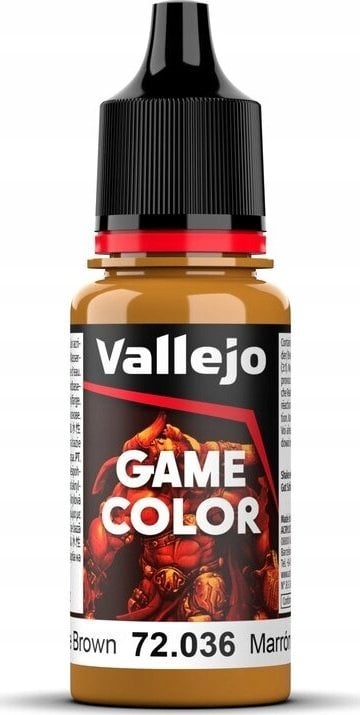 Vallejo Vallejo: 72.036 - Game Color - Bronze Brown (18 ml)