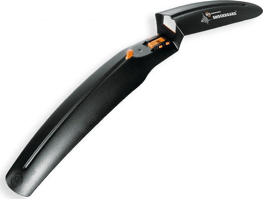 SKS-Germany Błotnik plastikowy SHOCKBOARD czarny przód uniwersalny