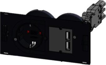 Bachmann BACHMANN DUE Set 1xDUE CEE7/7+USB