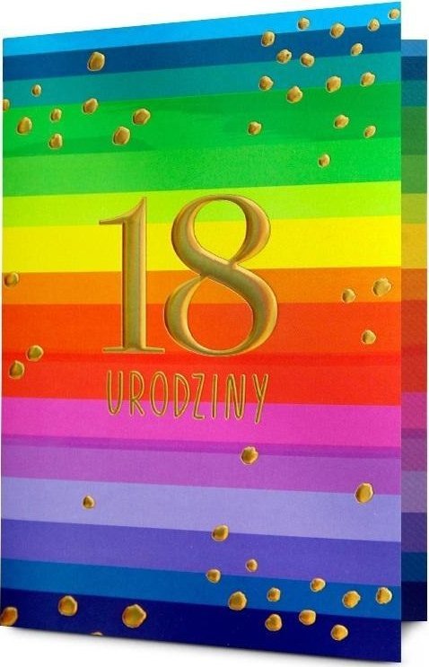 Karnet Urodziny 18 HM200-3197