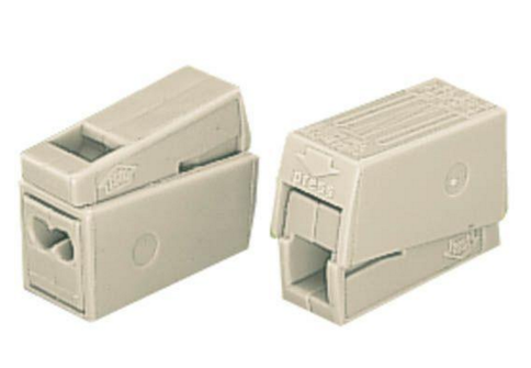 Wago Złączka oświetleniowa pojedyncza szary (224-101)