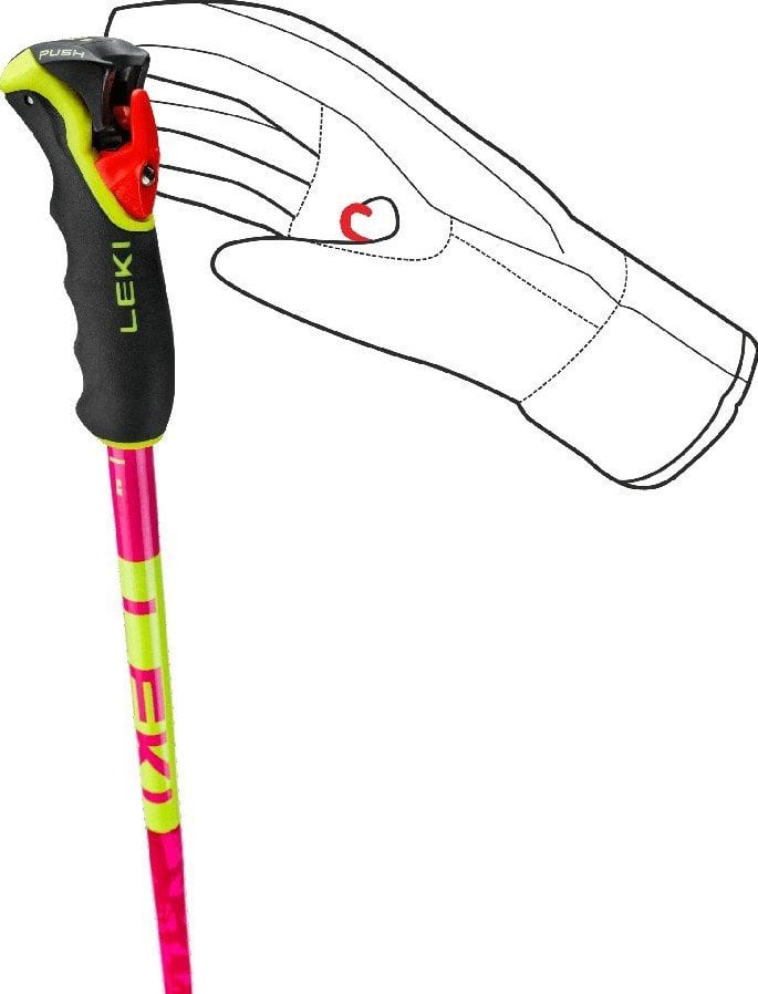 LEKI KIJE 3D SPITFIRE pink 125