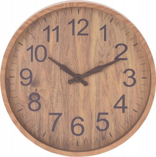 Home Styling Collection Zegar ścienny, duże cyfry, Ø 30.5 cm