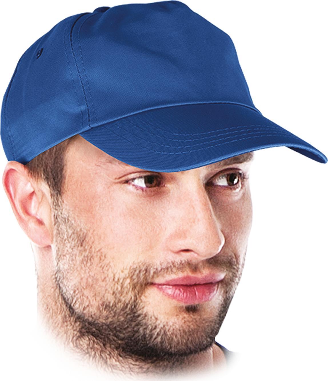 Reis Czv_N Czapka Z Daszkiem Ochronna Na Rzep Niebieska