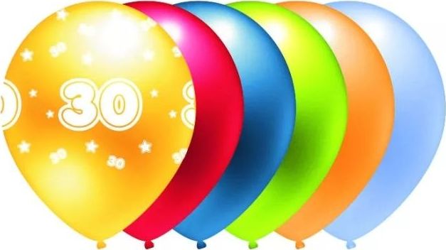 MK TRADE BALON NADRUK "30" B279 a5 MK Trade