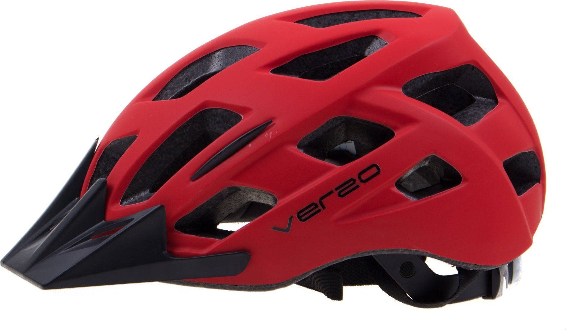 Verso Kask Verso HM-BI409-2 czerwony mat-daszek czarny M (55-58 cm)