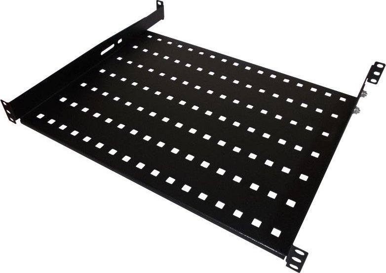Alantec Półka stała 19" 1U głęb. 350mm, czarna, 4 punkty mocowania (SA-P-19-1U-350-4-C-02)