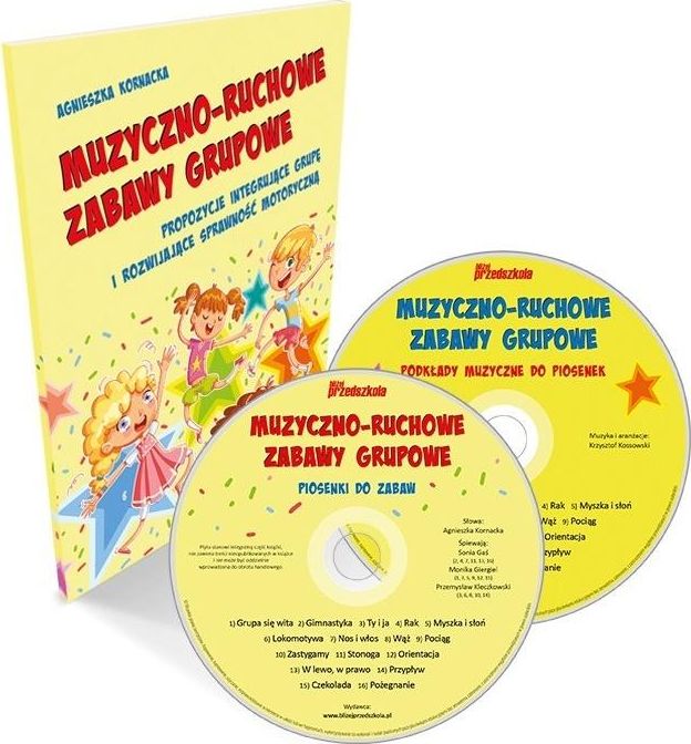 Muzyczno-ruchowe zabawy grupowe + CD