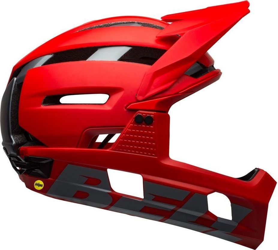 Bell Kask full face SUPER AIR R MIPS SPHERICAL matte gloss red gray r. L 58–62 cm (308756)