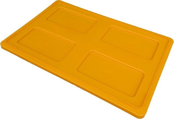 Artech Pokrywa do pojemnika magazynowego typu 60 x 40 cm, PP (kolor: żółty)