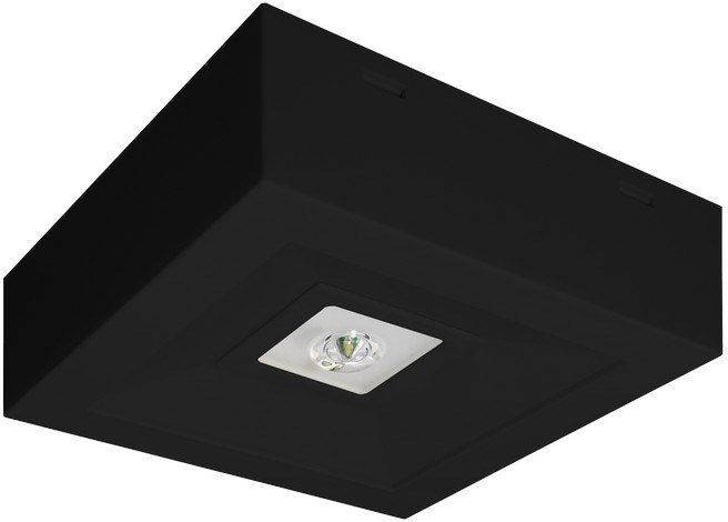 AWEX Oprawa awaryjna LOVATO N ECO LED 3W 315lm (opt. otwarta) 1h jednozadaniowa czarna LVNO/3W/ESE/X/BL - LVNO/3W/ESE/X/BL