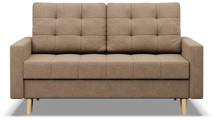Adams Group Sofa skandynawski, pikowany, NUBO, 152x92x92 cm, beżowy