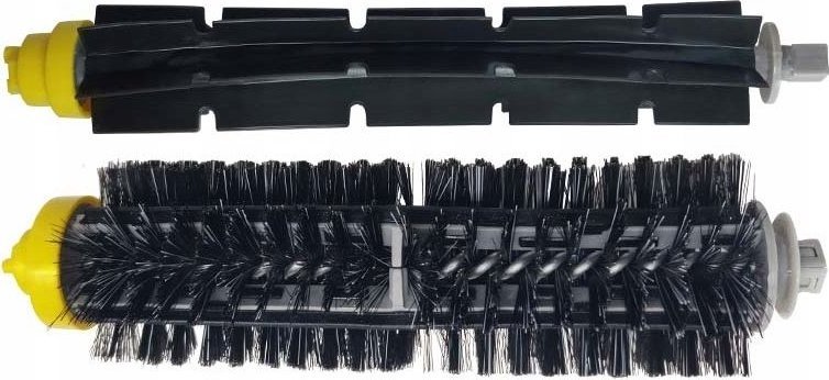 JETtools Zestaw Szczotek Szczotki 2x Szczotka Włosie Gumowa do iRobot Roomba 600 700