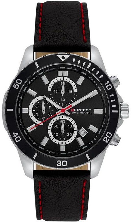 Zegarek Perfect W502CH-02 męski chronograf 46 mm .
