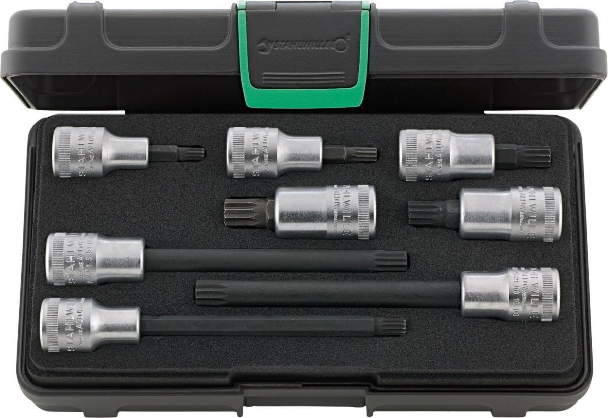 Stahlwille Zestaw nasadek 1/2" typu XZN w walizce ABS, 8-cz.