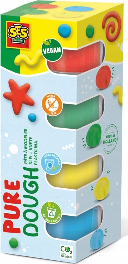 SES Creative SES Ciastolina Pure 4x90g 00511 05115