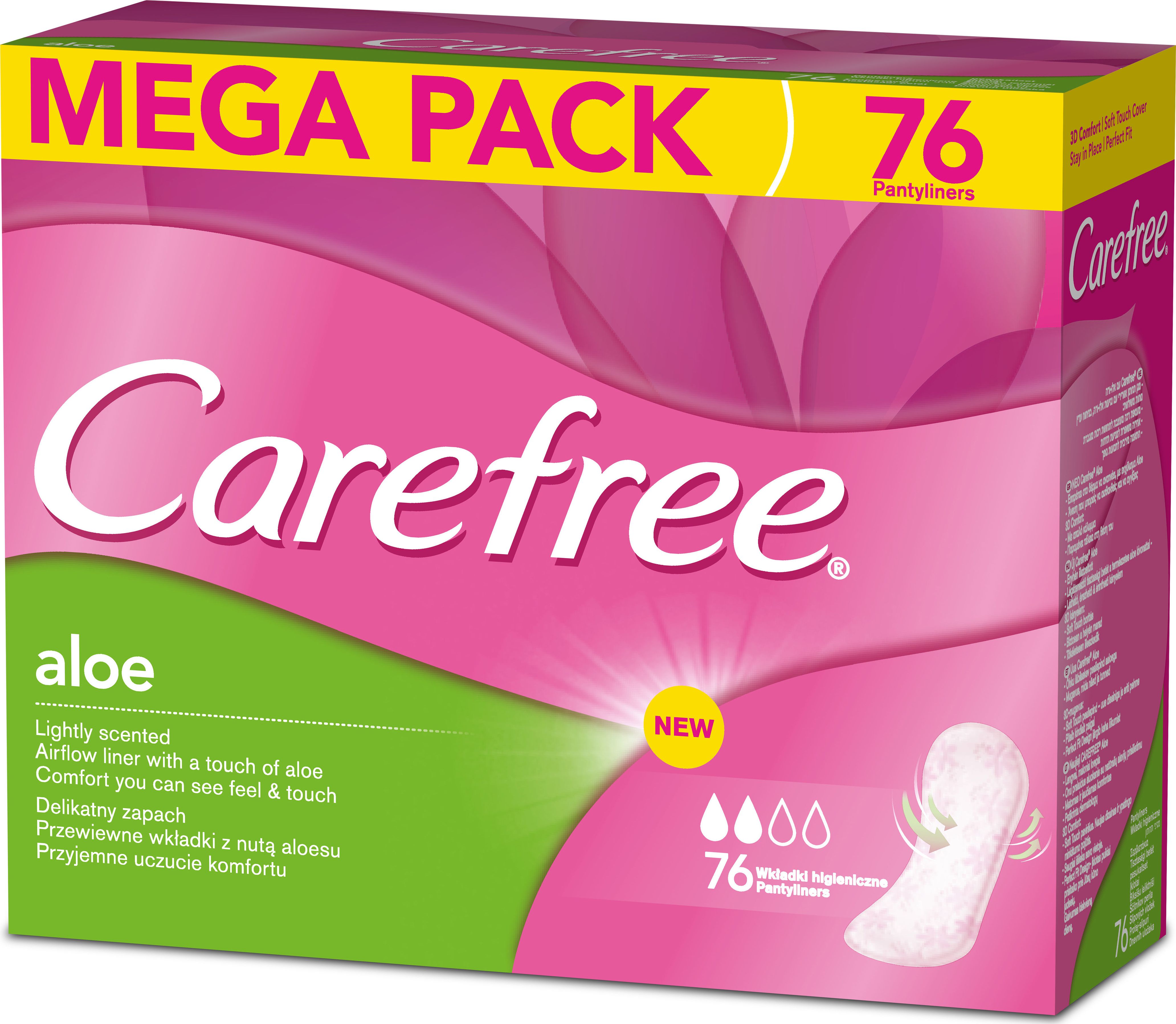 Carefree WKŁ.CAREFREE BRETH.ALOE 76SZT