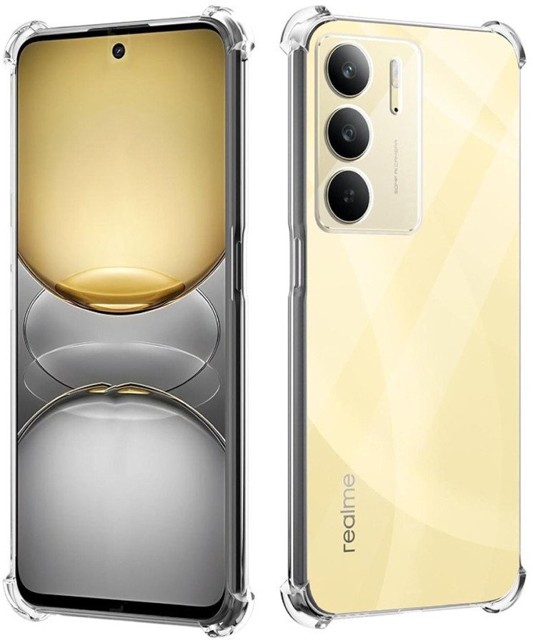 Etui wzmocnione Flexair Pro do Realme C75, przezroczyste