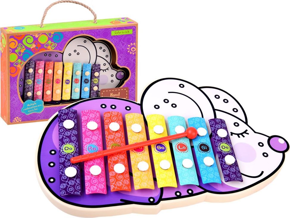 Jokomisiada Cymbałki zabawka instrument muzyczny myszka IN0109